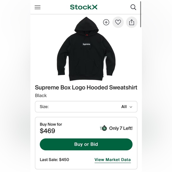 SUPREME Box Logo Hoodie
